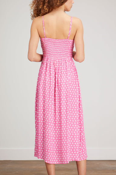 Kitri Dresses Genevieve Midi Dress in Pink Ditsy Floral