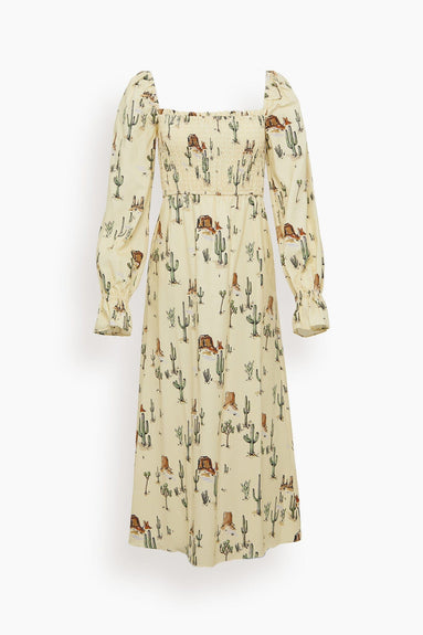 Kitri Dresses Jolene Shirred Dress in Joshua Print Kitri Jolene Shirred Dress in Joshua Print