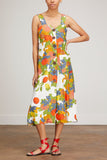La Prestic Ouiston Dresses Bain De Soleil Dress in Fruits Blanc