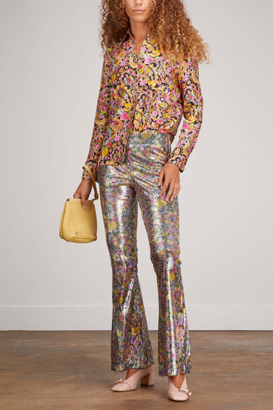 La Double J Tops Boy Shirt in Tripping Nero