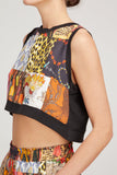 La Prestic Ouiston Tops Marsa Top in Mix Patchwork