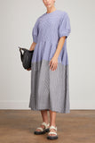 Lara Krude Dresses Lily Dress in Blue Check/Black Check
