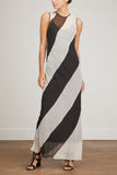 Lee Mathews Dresses Dixon Tank Dress in Black/White