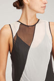 Lee Mathews Dresses Dixon Tank Dress in Black/White