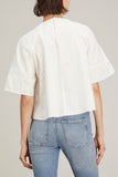 Lee Mathews Tops Posey Tee in White Lee Mathews Posey Tee in White