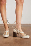 Lemaire Pumps Mesh Pump in Butter Milk