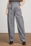 Lemaire Twisted Belted Pant in Denim Stone Grey – Hampden Clothing