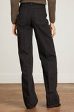 Lemaire Pants Denim High Waisted Pant in Black