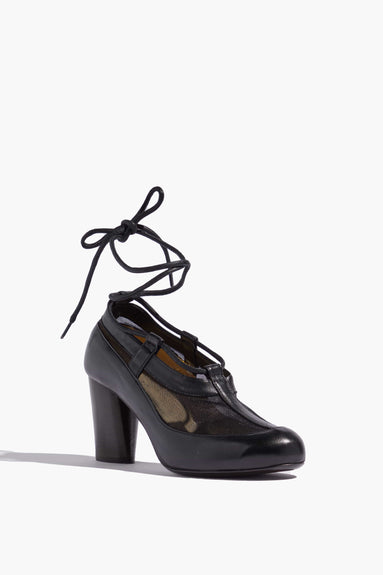 Lemaire Pumps Mesh Pump in Black Lemaire Mesh Pump in Black