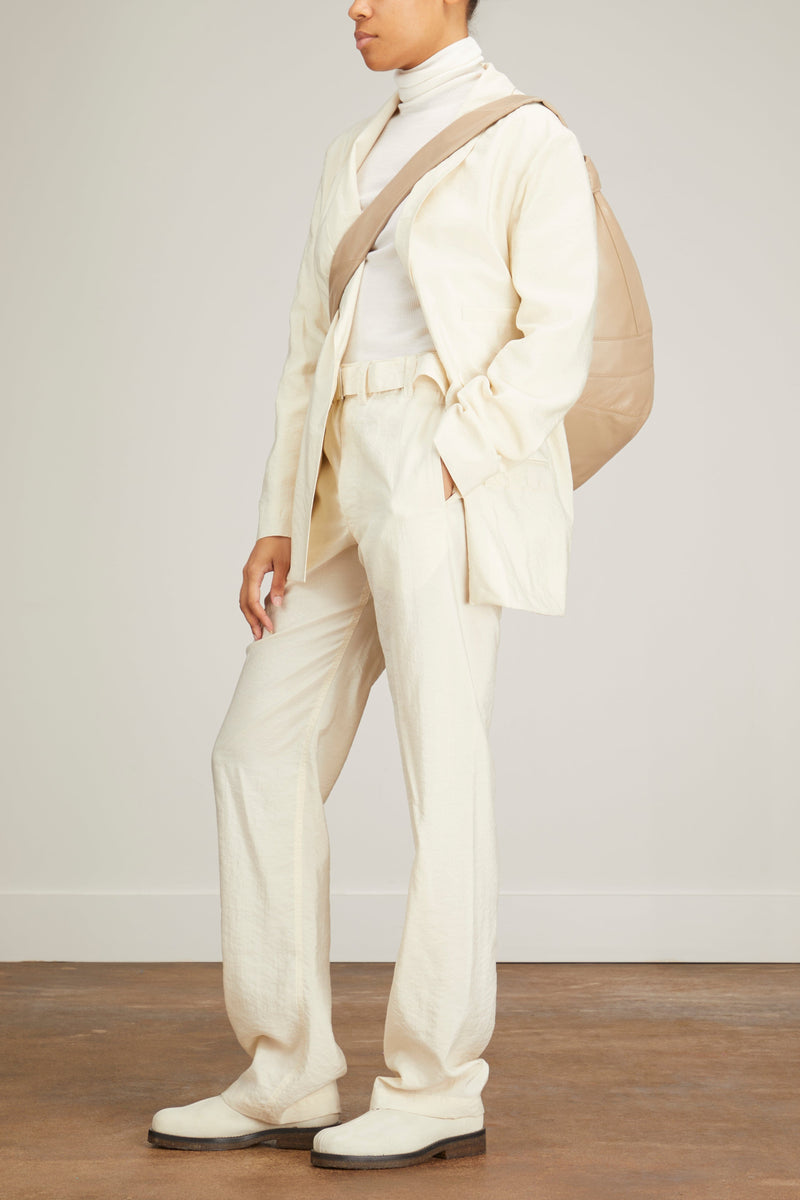 Lemaire Soft Belted Pant in Light Cream – Hampden Clothing