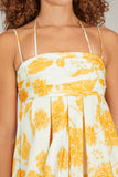 Leo Lin Cocktail Dresses Marguerite Maxi Dress in Anemone Print in Ginger Leo Lin Marguerite Maxi Dress in Anemone Print in Ginger