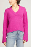 Lisa Yang Sweaters Aletta Sweater in Mulberry