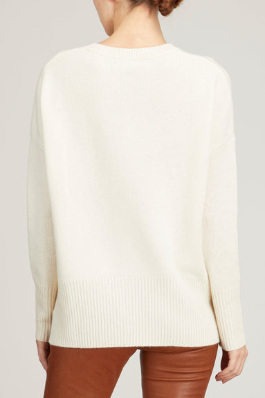 Lisa Yang Sweaters Mila Sweater in Cream