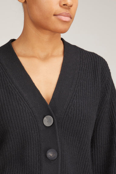 Lisa Yang Sweaters Minna Cardigan in Black