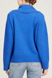Lisa Yang Sweaters Dorothy Sweater in Cobalt Blue
