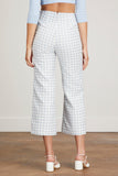 Lisa Marie Fernandez Pants Straight Leg Trouser in Vintage Blue Lisa Marie Fernandez Straight Leg Trouser in Vintage Blue