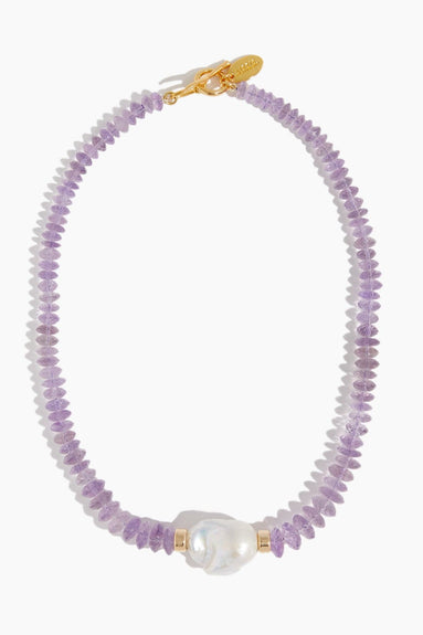 Lizzie Fortunato Necklaces Calypso Necklace in Purple Lizzie Fortunato Calypso Necklace in Purple