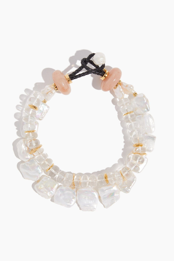 Lizzie Fortunato Glass House Necklace in White – Hampden Clothing
