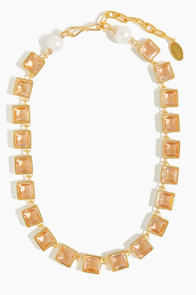 Lizzie Fortunato Necklaces Lisboa Collar in Peach Lizzie Fortunato Lisboa Collar in Peach