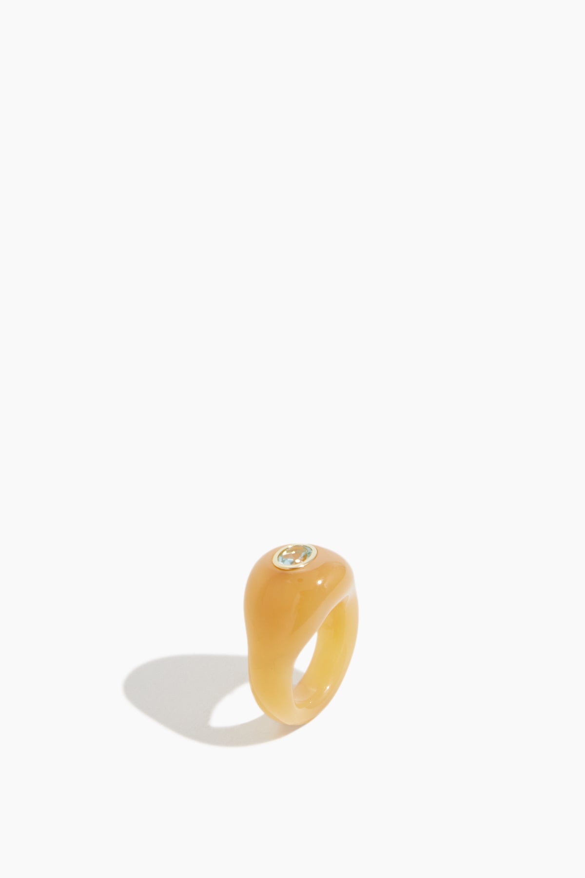 Lizzie Fortunato Rings Monument Ring in Dark Yellow Lizzie Fortunato Monument Ring in Dark Yellow