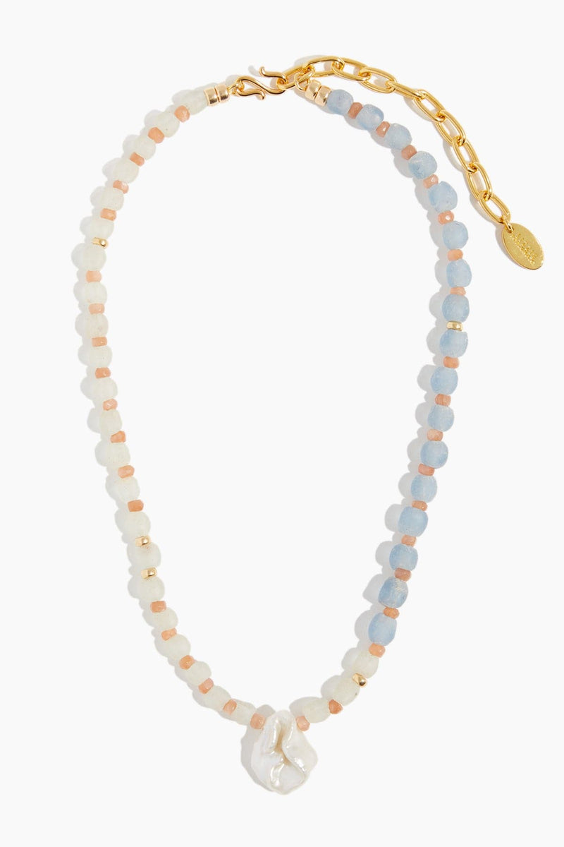 Lizzie Fortunato Pearl Pyramid Necklace in Multi – Hampden Clothing