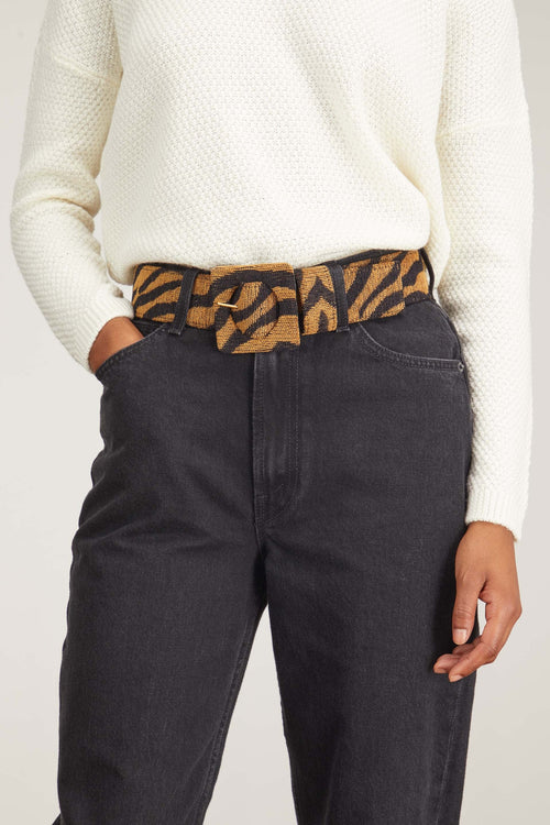 Lizzie Fortunato Belts Agnes Belt in Tiger