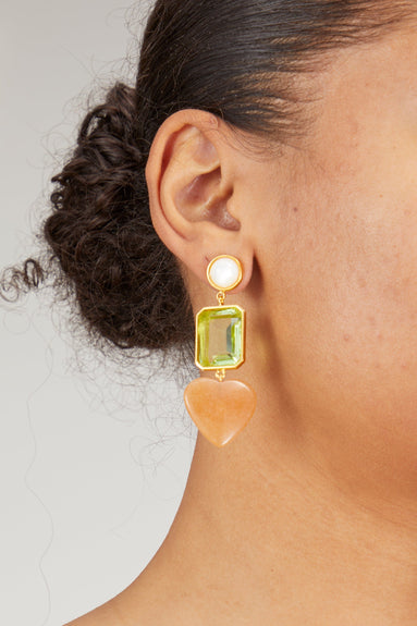 Lizzie Fortunato Earrings Demy Earring in Multi Lizzie Fortunato Demy Earring in Multi