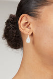 Lizzie Fortunato Earrings Moonstone and Diamond 14K Earrings Lizzie Fortunato Moonstone and Diamond 14K Earrings