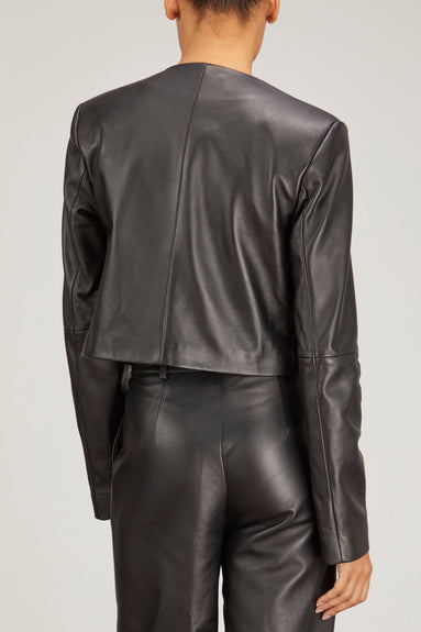 Loulou Studio Jackets Bor Leather Jacket in Black
