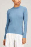 Loulou Studio Sweaters Dapa Sweater in Blue