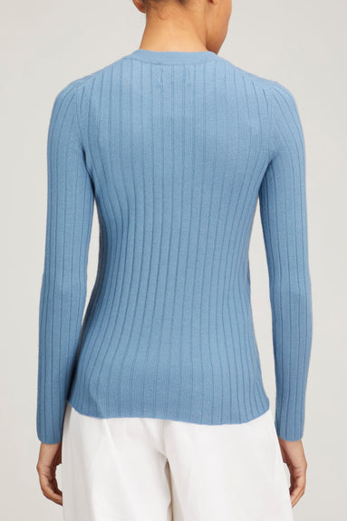 Loulou Studio Sweaters Dapa Sweater in Blue