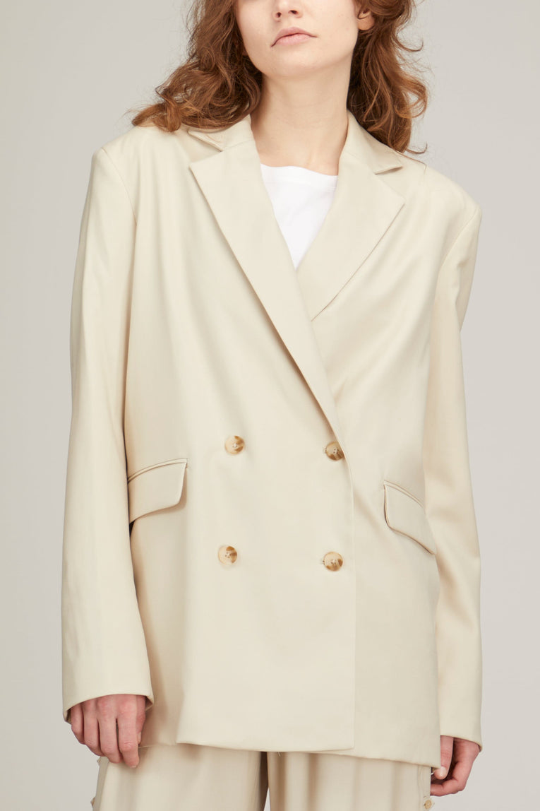 Loulou Studio Jackets New Donau Blazer in Beige