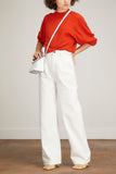 Loulou Studio Sweaters Pemba Cashmere Sweater in Red Loulou Studio Pemba Cashmere Sweater in Red