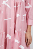 Lovebirds Dresses Morpho Dress in Pink Lovebirds Morpho Dress in Pink