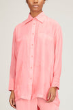 Lovebirds Tops Chiffon Shirt in Pink