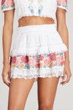 LoveShackFancy Skirts Shawna Skirt in True White