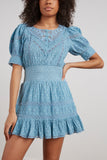 LoveShackFancy Dresses Jaislyn Dress in Blue Bonnet