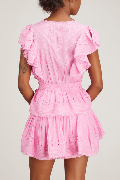 LoveShackFancy Dresses Gwen Dress in Rose Bloom LoveShackFancy Gwen Dress in Rose Bloom