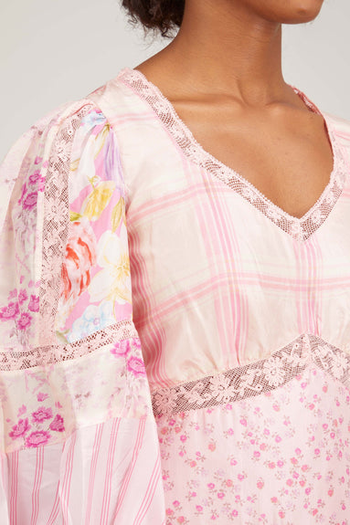 LoveShackFancy Sienne Dress in Pink Sand Desert Print – Hampden Clothing