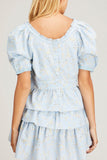 LoveShackFancy Tops Tayshia Top in Dim Star