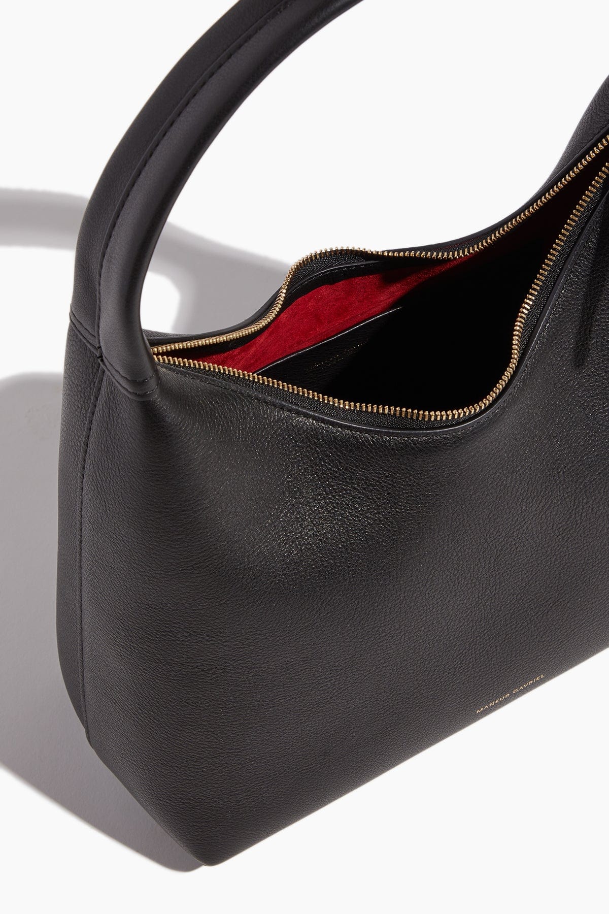 Mansur Gavriel Top Handle Bags Soft Candy Bag in Black/Flamma Mansur Gavriel Soft Candy Bag in Black/Flamma