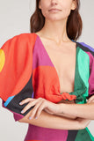 Mara Hoffman Tops Wisteria Raya Top in Black Multi