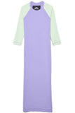 Marc Jacobs Clothing Color Block Long Sleeve Dress in Lavender
