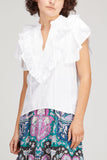 Maria Cher Tops Dabir Top in White