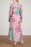 Maria Cher Dresses Sea Horse Maxi Dress in Pink Mix