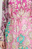 Maria Cher Dresses Sea Horse Maxi Dress in Pink Mix