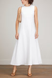 Mark Kenly Domino Tan Dresses Dillon Sleeveless Fitted Dress in White Mark Kenly Domino Tan Dillon Sleeveless Fitted Dress in White