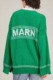 Marni Sweaters Cardigan in Garden Green Marni Cardigan in Garden Green