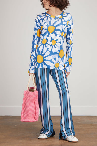 Marni Pants Long Straight Leg Trouser in Black