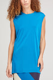 Marni Tops Loose Fit Crewneck Top in Royal